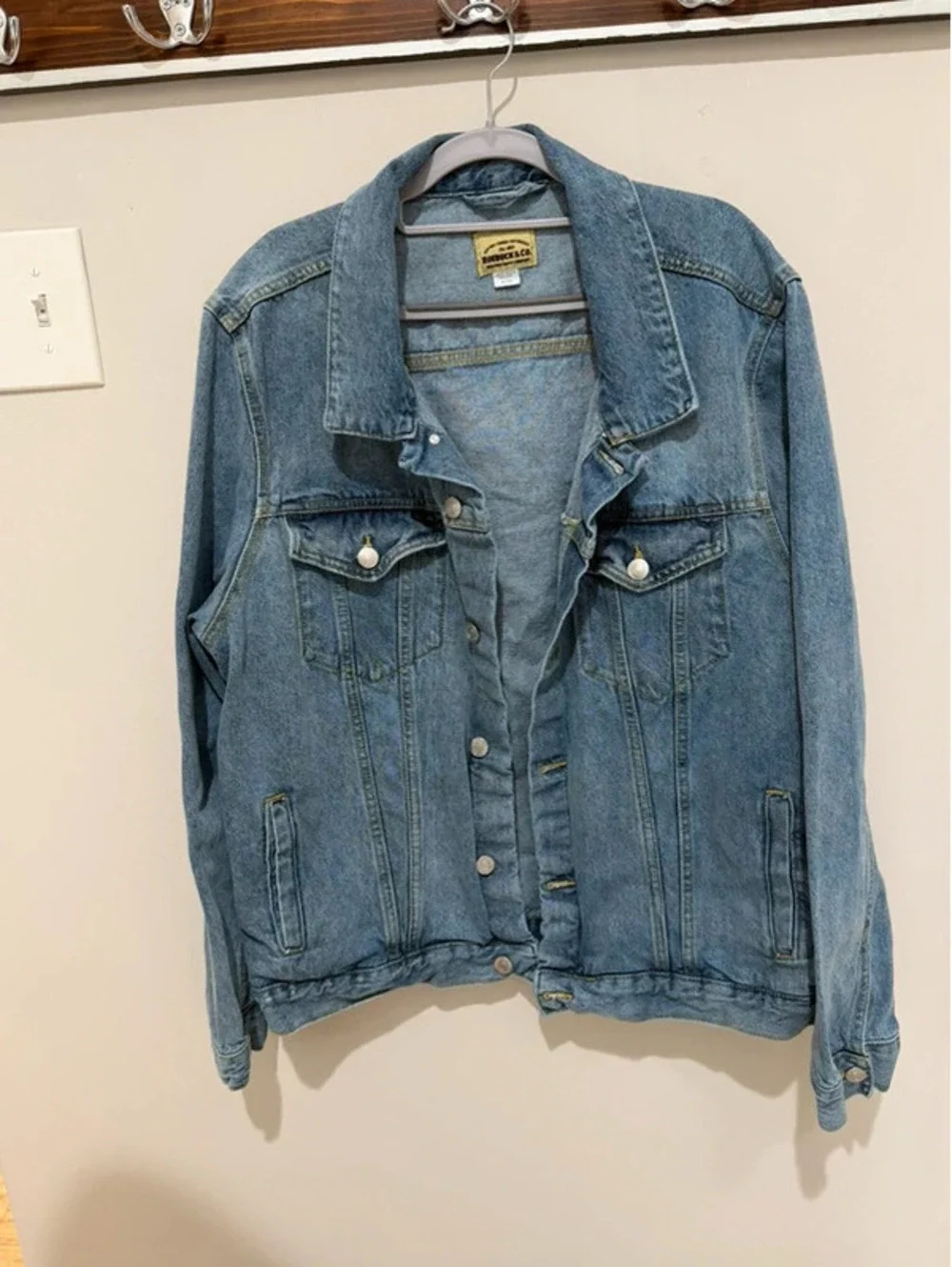 Roebuck XXL denim jacket.